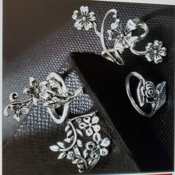 Boho flower rings - Picture 5 of 5